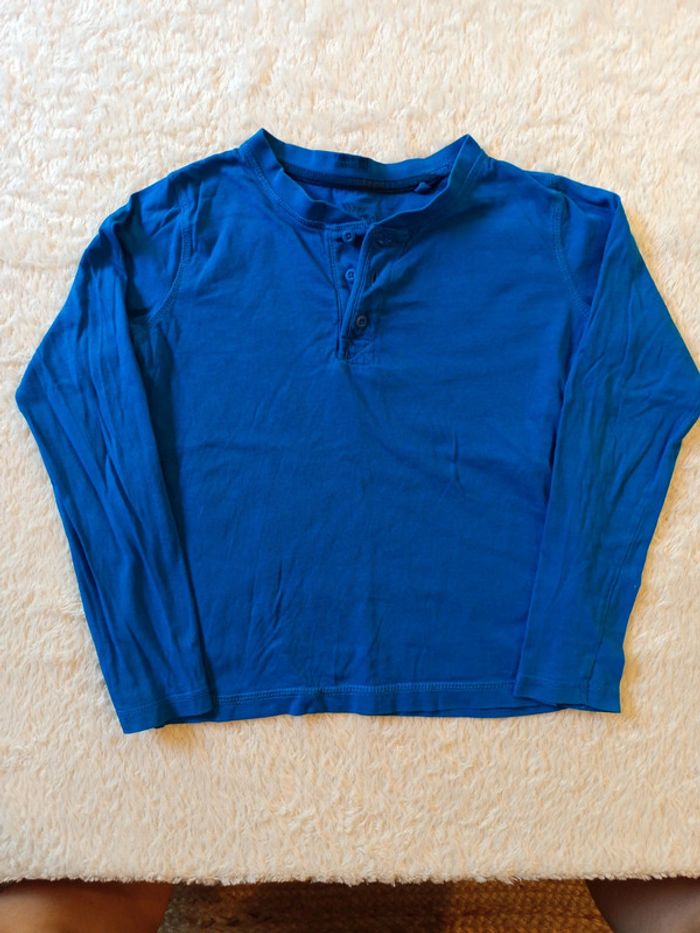 T-shirt manches longues col tunisien Pepperts en 6-8 ans