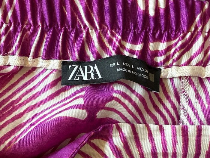 Superbe pantalon fluide jambes larges Zara 🌸 L 40 42 - photo numéro 9