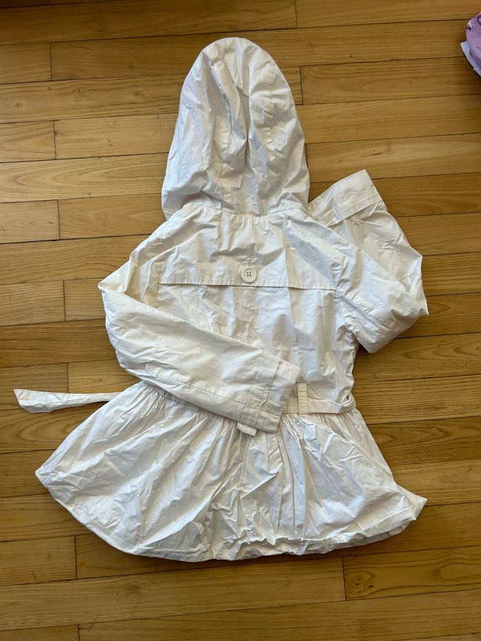 Trench blanc crème marèse - photo numéro 3