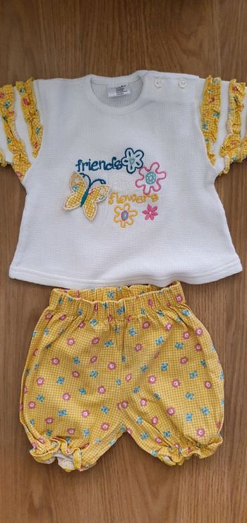 Ensemble fille 6 mois