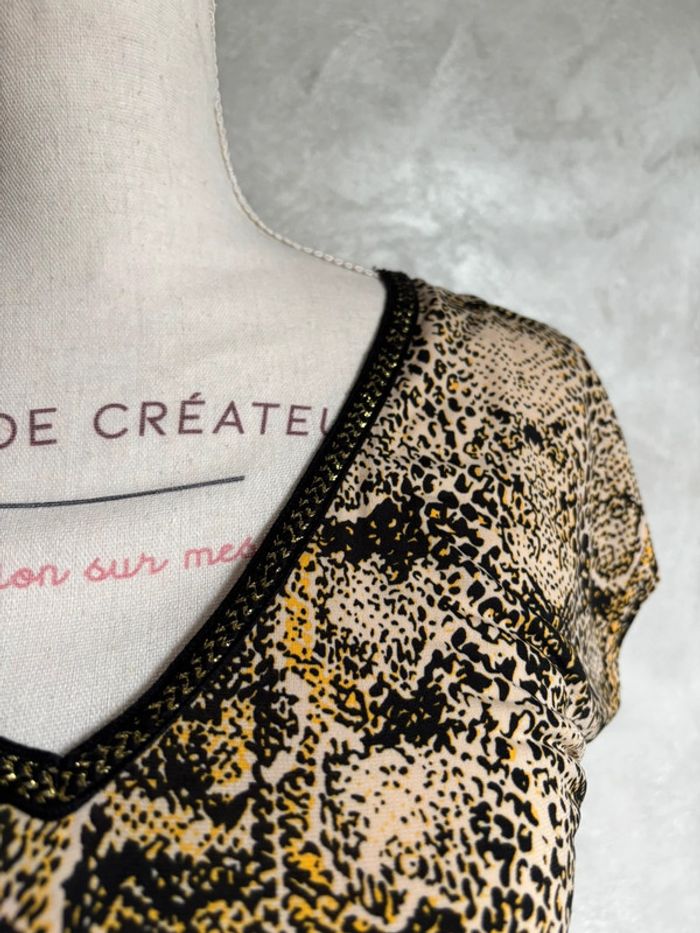 Tee-shirt imprimé python Morgan - photo numéro 4