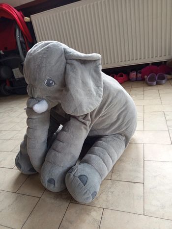 Grand éléphant cale bébé