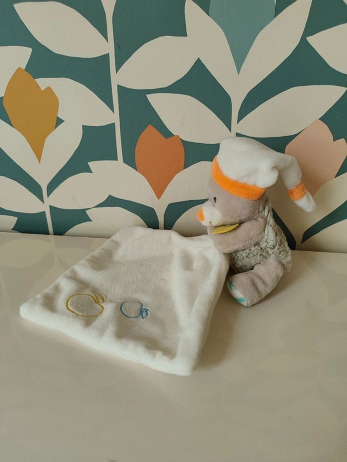 Doudou ourson ours nounours oscar baby nat - photo numéro 2