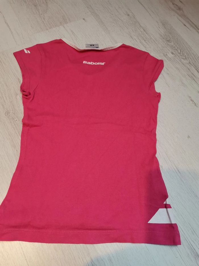 Tee shirt fille Babolat 8/10 ans - photo numéro 2