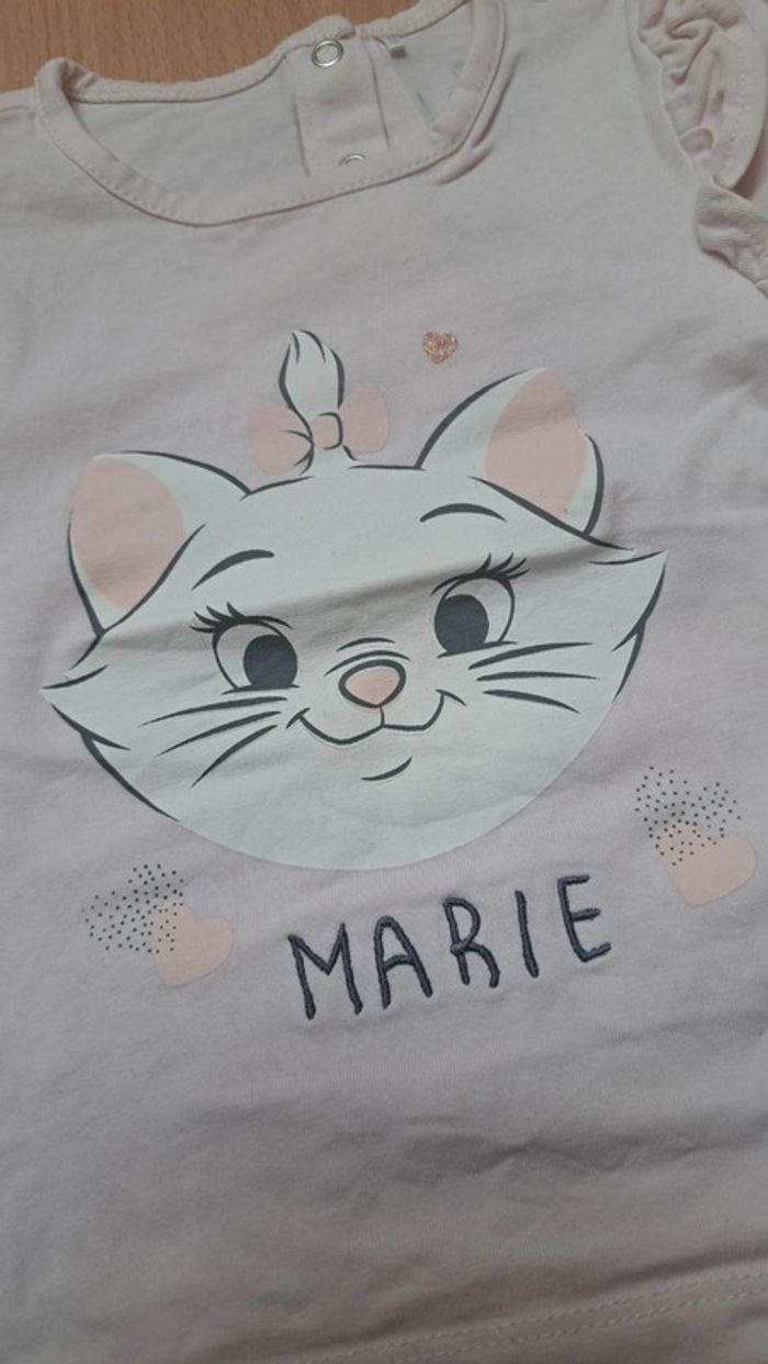 T-shirt manches longues marie aristochats - photo numéro 2