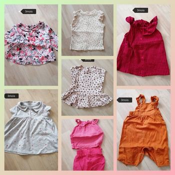 Lot 3 mois fille été