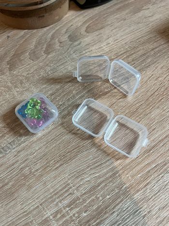 2 petites boîtes à bijoux pour voyager ou avoir dans le sac