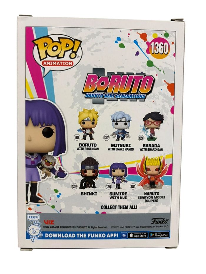 Figurine Funko Pop Boruto Sumire with Nue 1360 neuf - photo numéro 2