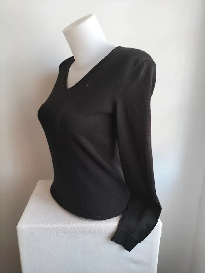 Pull Femmes Col V - Tommy Hilfiger - Taille XS - photo numéro 4