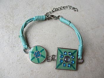 Bracelet fantaisie turquoise femme