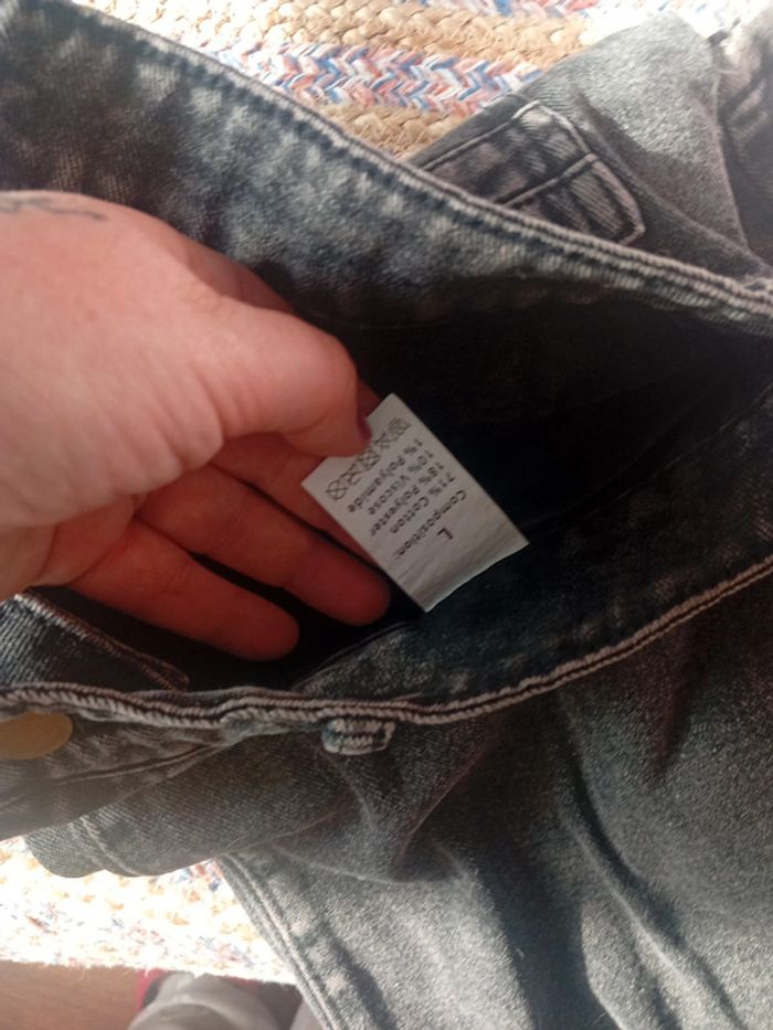 Lot de 2 jeans gris femme taille L - photo numéro 3