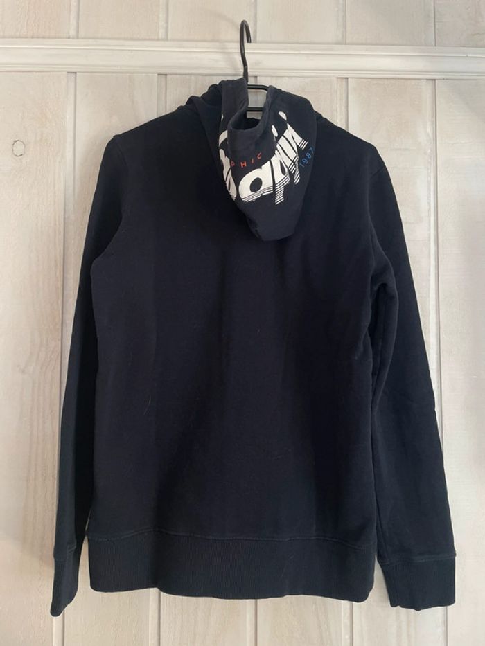 Gilet zippé à capuche marine - Napapijri - 16ans - photo numéro 2