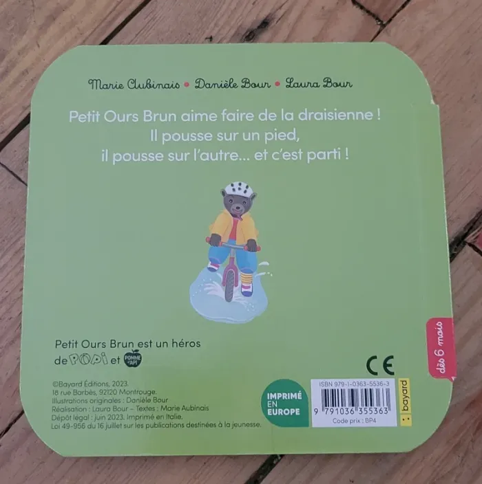 Petit ours brun fait d ela draisienne - photo numéro 2