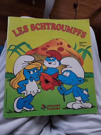 RARE Album Panini complet Les Schtroumpfs Peyo Figurine autocollants stickers collection