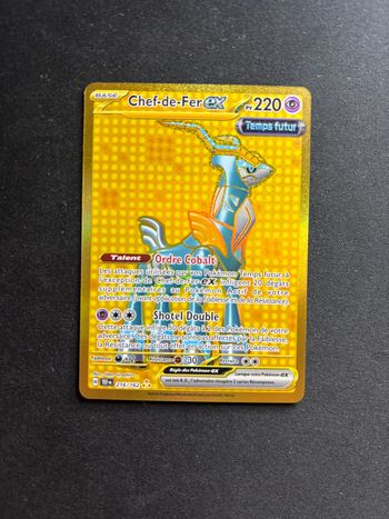 Carte Pokémon Chef de Fer Gold 216/162 - Forces Temporelles FR