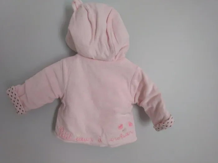 Veste rose douce Petit Kimbaloo 1 mois - photo numéro 2