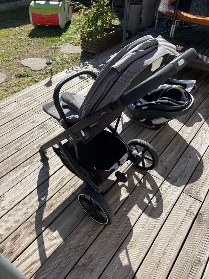 Poussette balios s lux Cybex + cosy Aton 5 + base isofix - photo numéro 4
