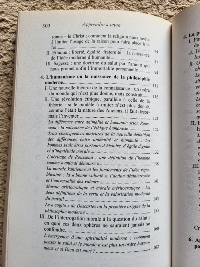 Livre de philosophie Apprendre à vivre - Luc Ferry - photo numéro 9