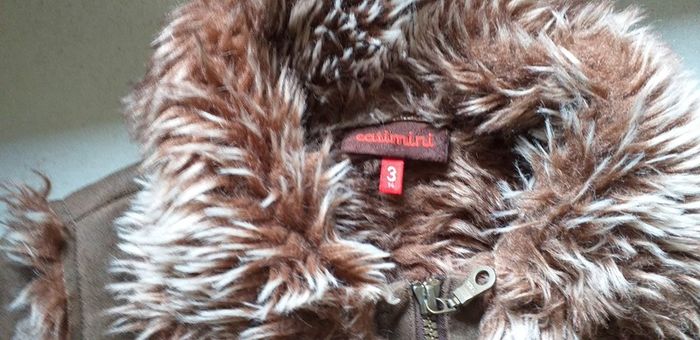superbe manteau CATIMINI fourré taille 3 ans - photo numéro 2