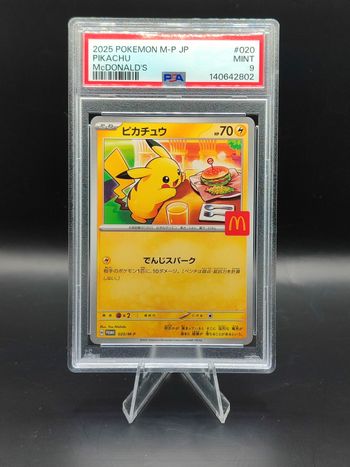 Pikachu McDo PSA 9 