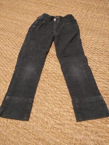 Pantalon velour fines côtes anthracite Sergent Major  6 ans