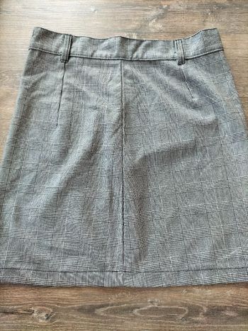 Jupe carreaux  noir et blanc taille 42