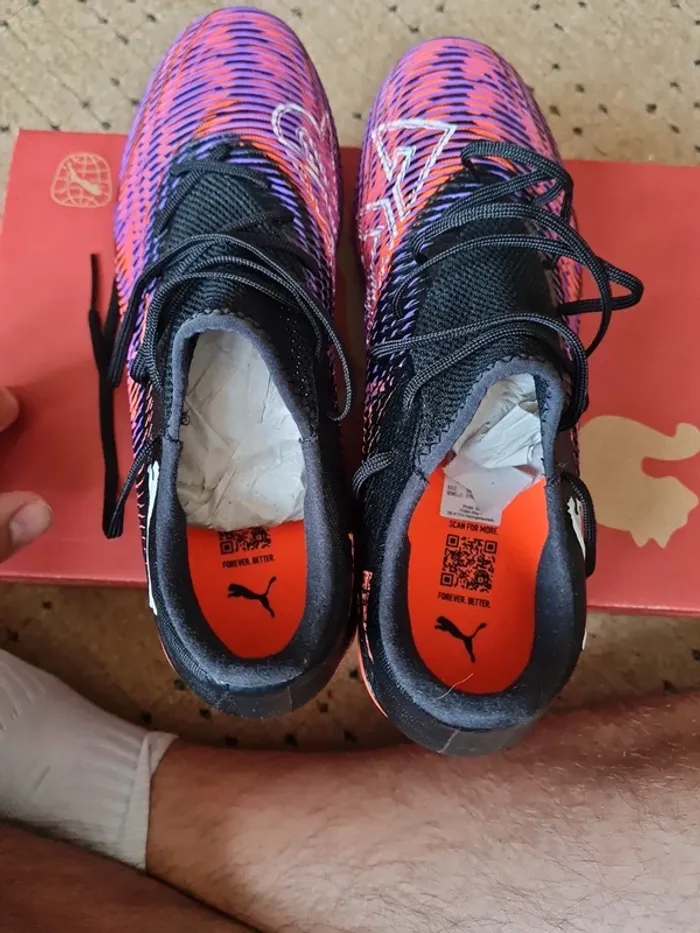 Crampons de football Puma future 8 match neuf T40,5 - photo numéro 4