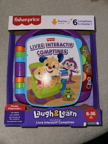 Livre comptines fisher price