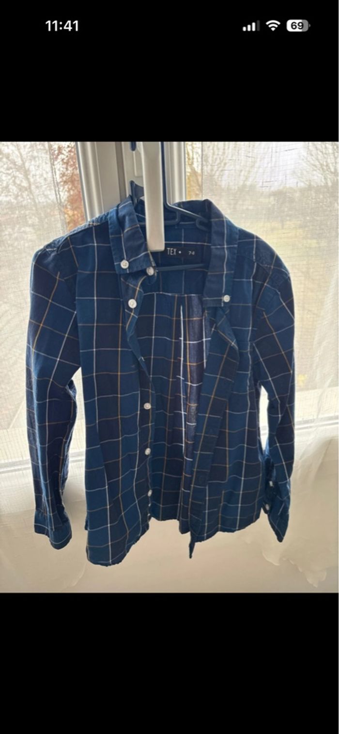 Chemises garçon 7/8 ans - photo numéro 4