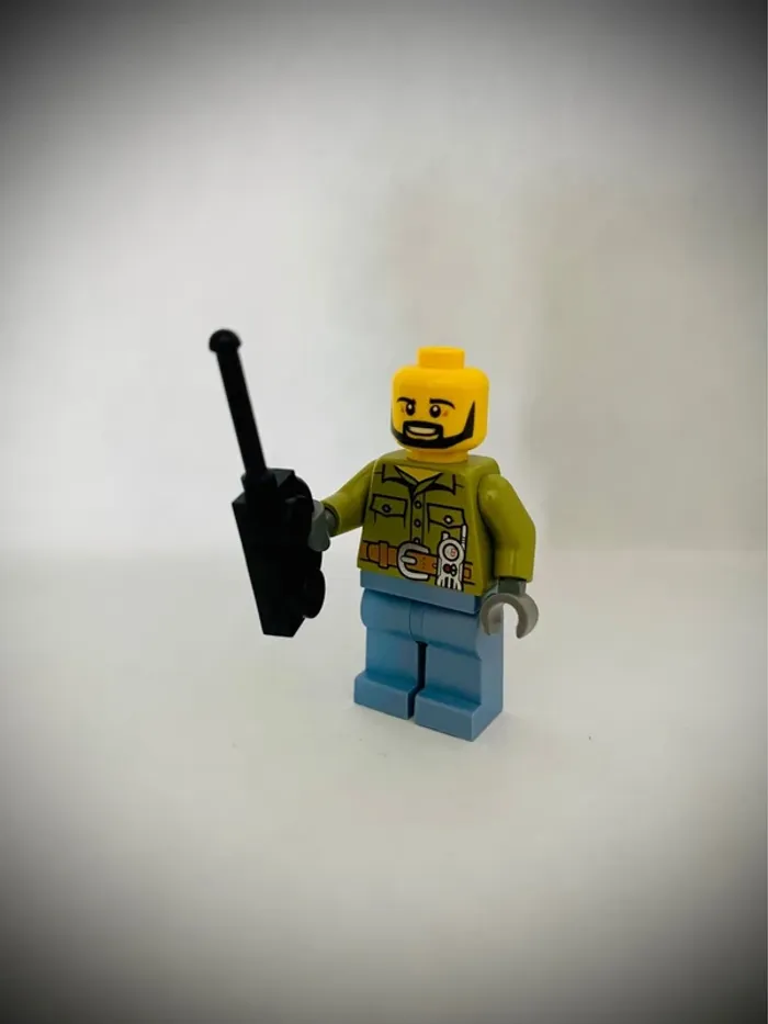 Minifigurine LEGO City - cty0695 - Mécanicien de Chantier - Très bon état - photo numéro 2