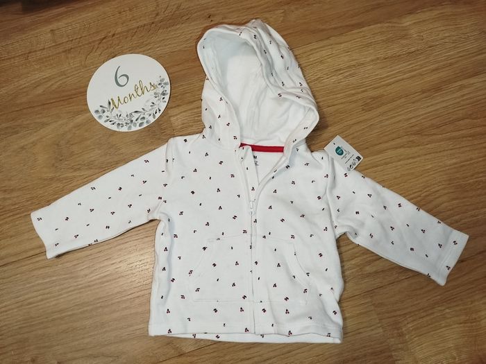 Lot veste+haut fille 6 mois Kiabi - photo numéro 2