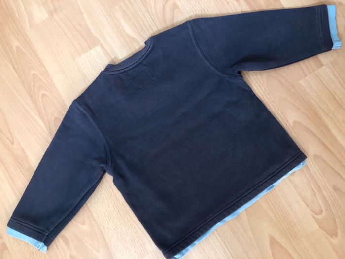 Beau sweat bleu marine Domyos T. 4 ans/102-109 cm garçon - photo numéro 2