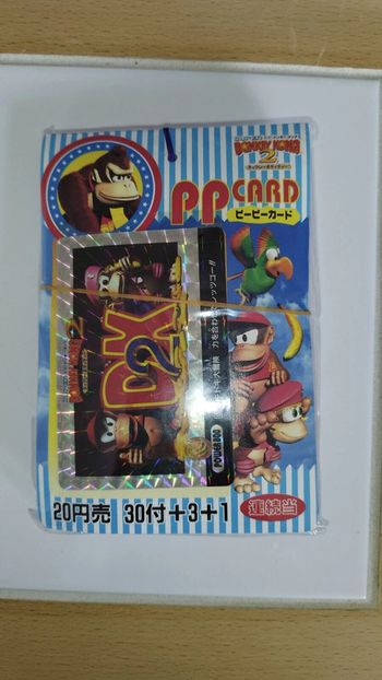 Booster new Pull pack pp card Super Donkey Kong 2 Carte ultra rare 1996 japan