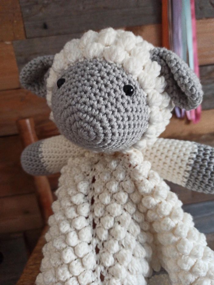 Doudou mouton fait main tbe - photo numéro 6