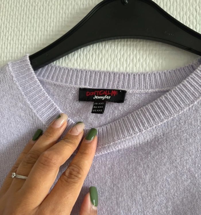 Pull lilas - photo numéro 2