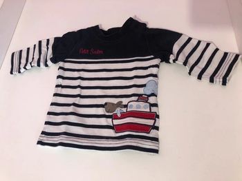 Teeshirt Marinière taille 3 pois