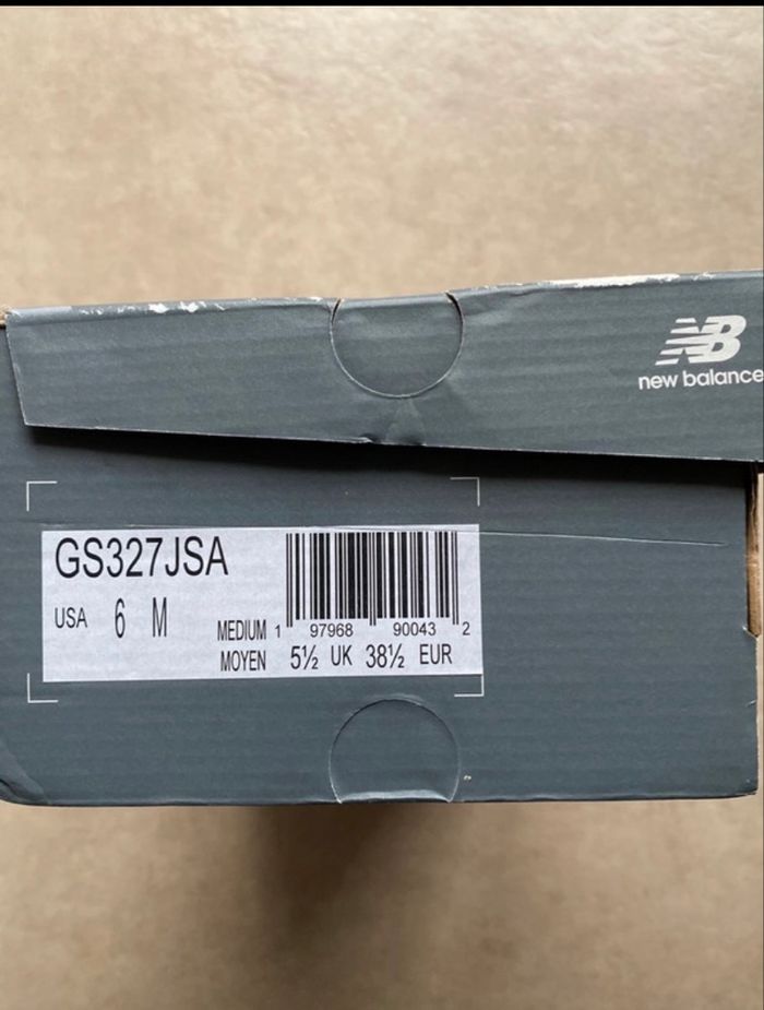 Baskets sneakers new balance 327 blanches et roses taille 38,5 - photo numéro 6
