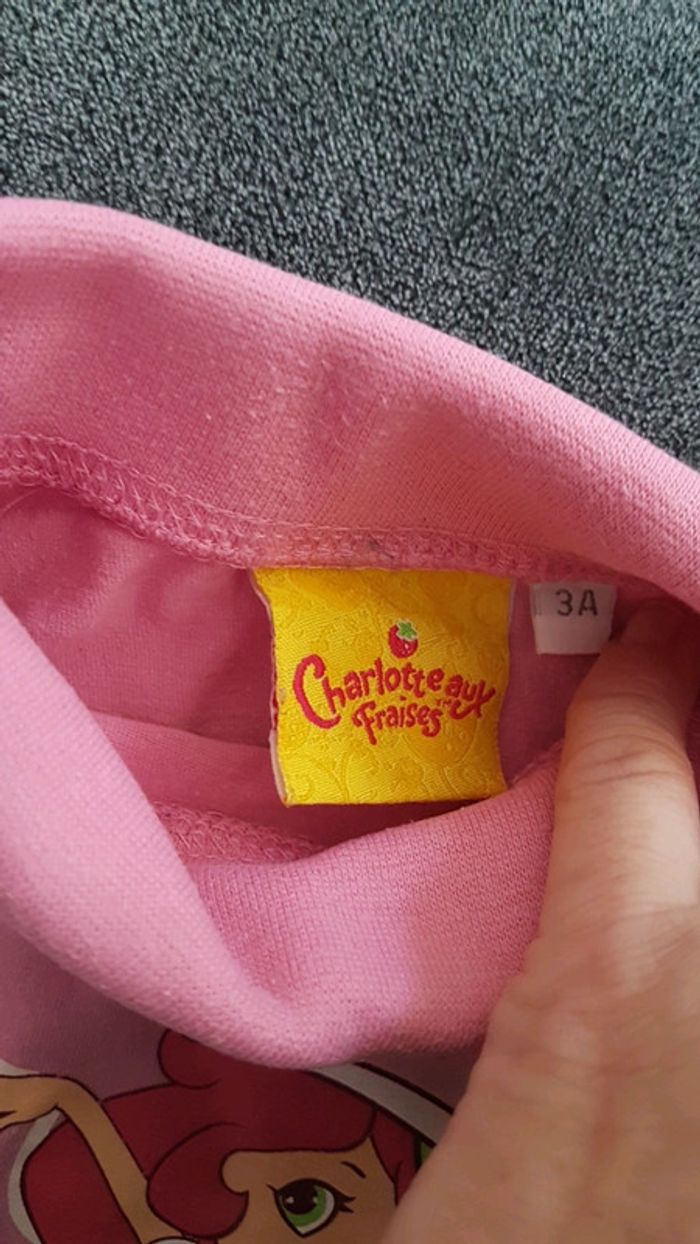 Col roulé rose charlotte aux fraises 3 ans - photo numéro 4