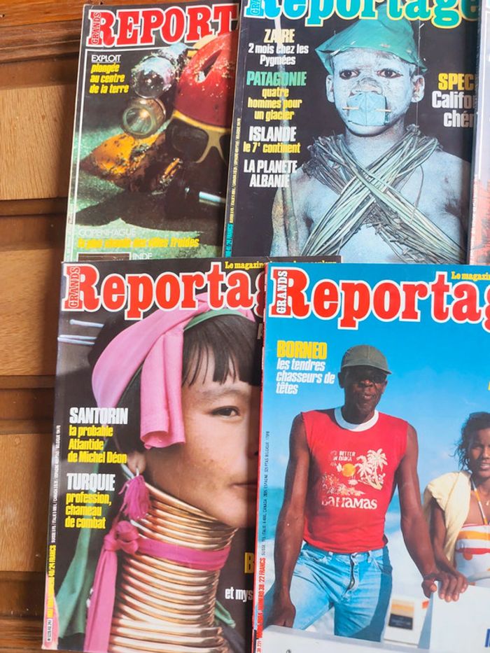 Lot de 6 anciens magazines Grands Reportages 1984 - photo numéro 2