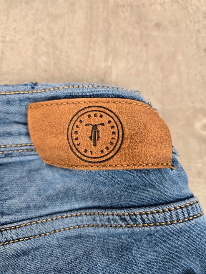 Jean blue jogg homme Le Temps des Cerises slim stretch taille 28 bleu effet délavé style casual - photo numéro 12
