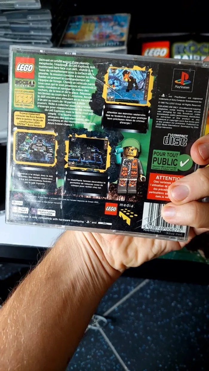 Lego rock raider ps1 complet rare avec le poster - photo numéro 3