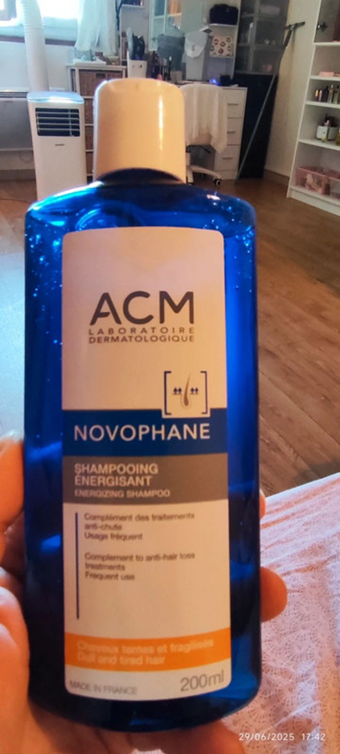 ACM Laboratoire Dermatologique Novophane Shampooing Énergisant 200 ml - photo numéro 3