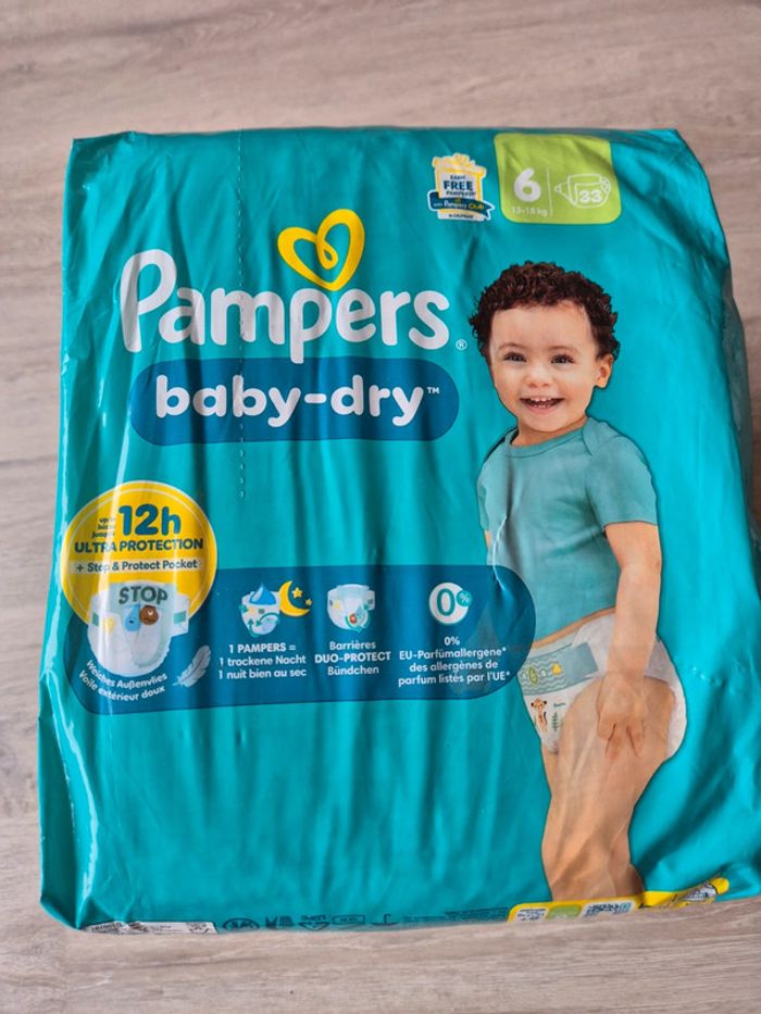 Pampers baby-dry taille 6 - photo numéro 4