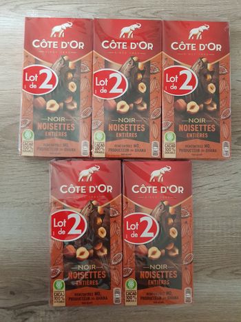 Tablettes côte d'or