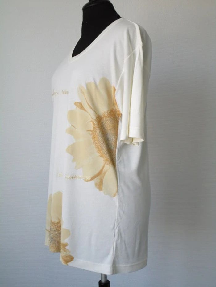 T-shirt vintage tournesols 44 TBE - photo numéro 4
