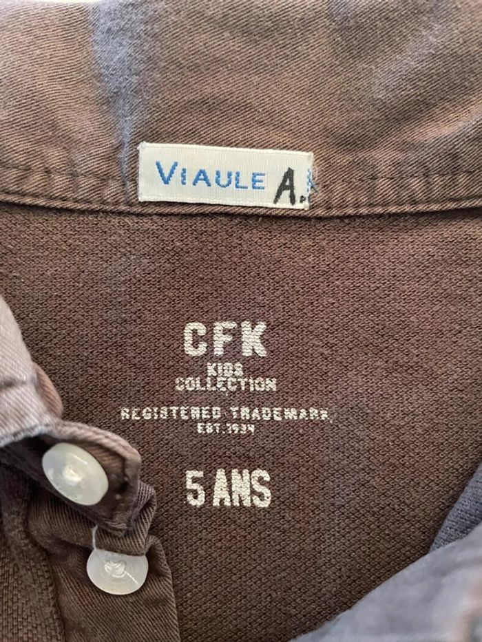 Polo trop chou marron 5 ans - photo numéro 3