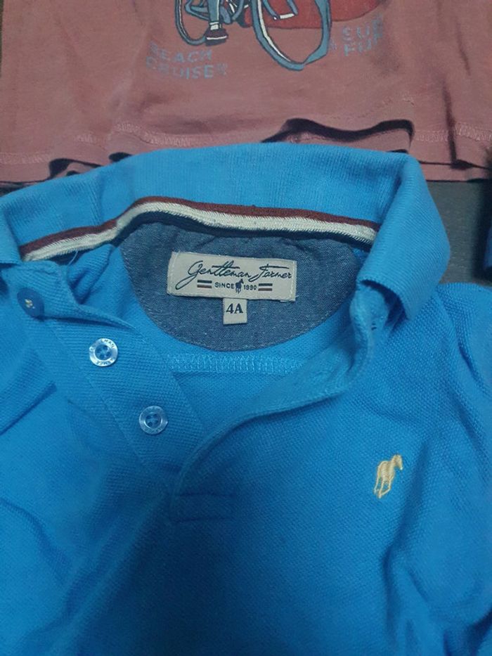 Lot t shirt/polo garçon 4 ans - photo numéro 5