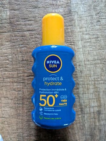 Nivea Sun Protect & Hydrate Spray Protecteur IP50+ 48h Hydratation 200ml
