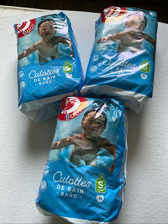 3 paquets Couches piscine taille S, 30 % avec code remise