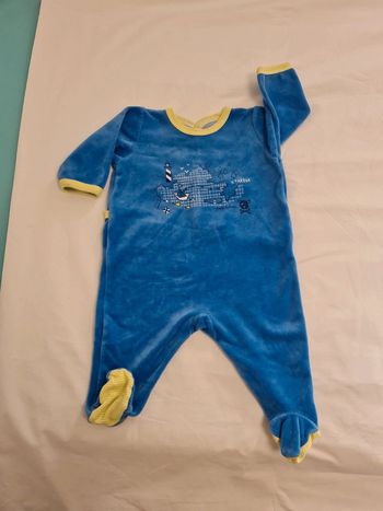 Pyjama grenouillère 3 mois Petit Bateau